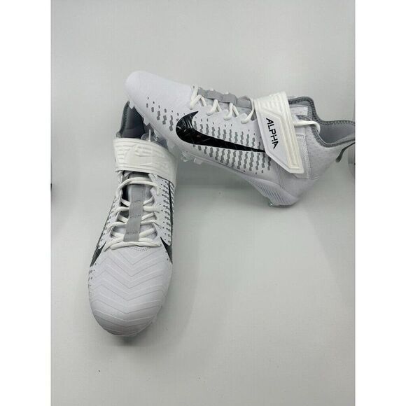 Nike Alpha Menace Pro 2 D White Football Detachable Cleats CK4277-100 Mens 15 - Picture 1 of 6